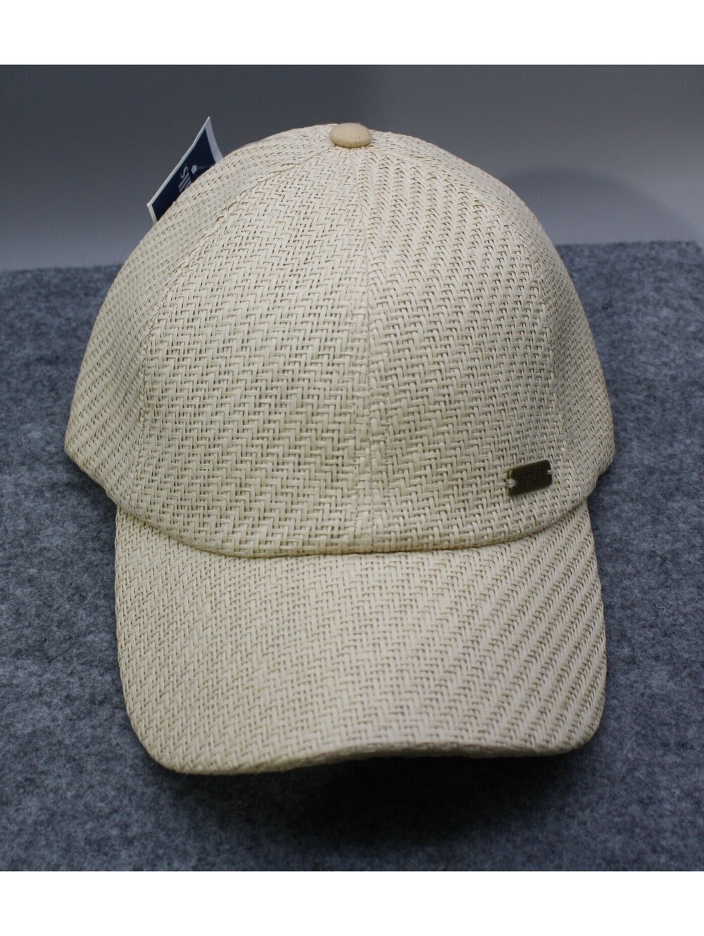 Hurley Woven Paper Straw Baseball Cap Adjustable Strapback Natural Beige